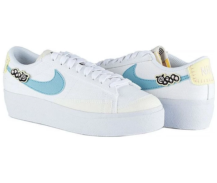 Фото - женский кроссовок Кроссовки женские Nike W BLAZER LOW PLATFORM SE NN белые DJ6376-100 Размер EU-39 (DJ6376-100_EU-39)