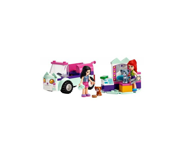 Фото - детский конструктор Конструктор LEGO Friends Авто парикмахера для кошек 60 деталей (41439)
