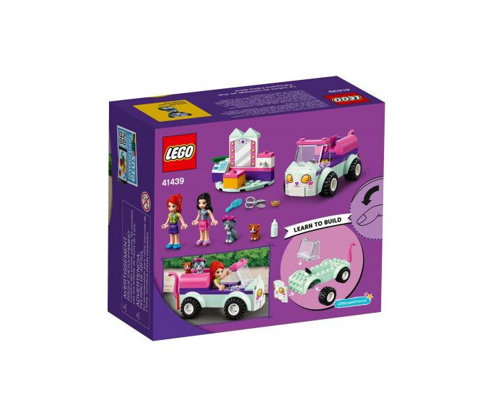 Фото - детский конструктор Конструктор LEGO Friends Авто парикмахера для кошек 60 деталей (41439)