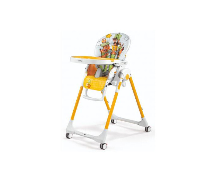 Фото - стульчик для кормления Стульчик для кормления Peg-Perego Prima Pappa Follow Me Fox & Friends (IH01000000FOX38)