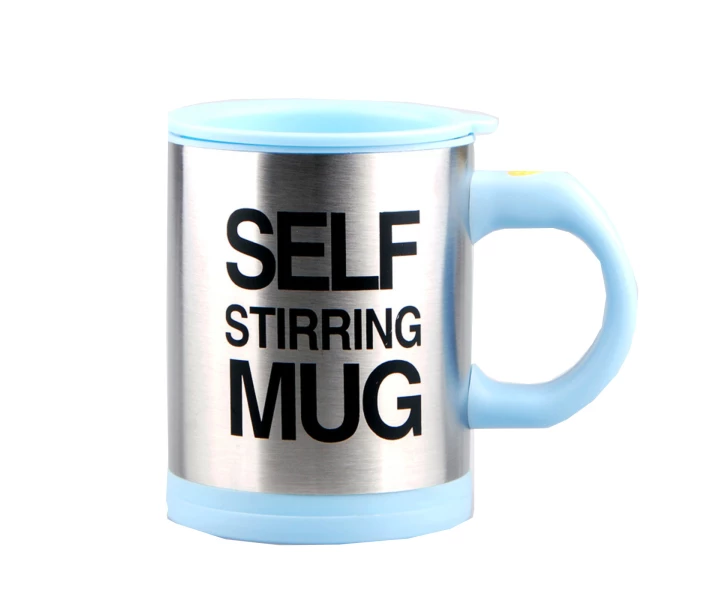 Фото - чашку и кружку Кружка-мешалка NBZ Self Stirring Mug автоматическая 350 мл Blue