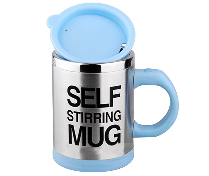 Фото - чашку и кружку Кружка-мешалка NBZ Self Stirring Mug автоматическая 350 мл Blue