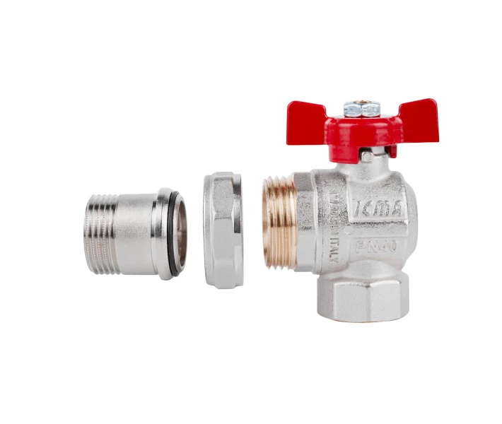 Фото - шаровой кран и вентиль Кран шаровой Icma FAR. ROSSA 3/4" угловой №361 (ST703352) (SD00042358)