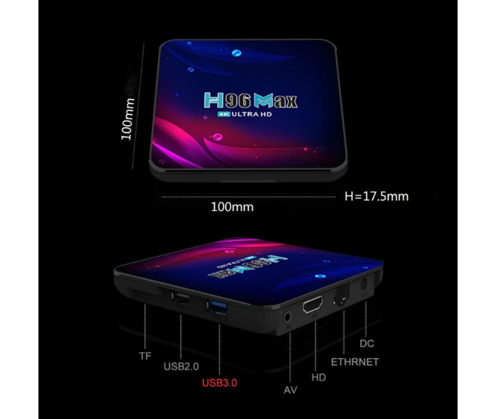 Фото - приставку Smart TV H96 MAX V11 4/32 Гб Android 11 Smart TV Box ТВ приставка