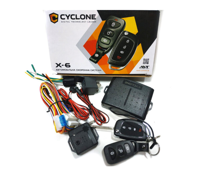 Фото - автосигнализацию Сигнализация Cyclone X6