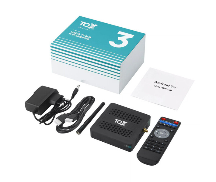 Фото - приставку Smart TV Смарт ТВ приставка TOX3 4/32 Гб rev. 2 Smart TV Box Android 11