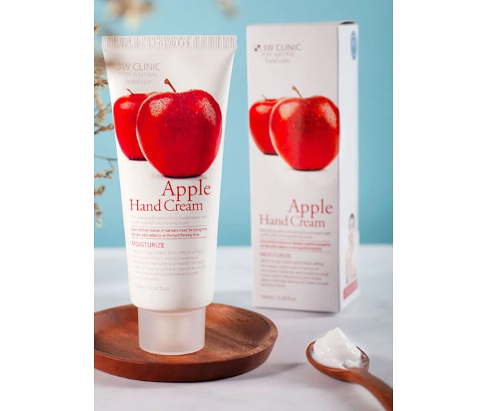Фото - крем для рук Увлажняющий крем для рук с экстрактом яблока 3W Clinic Apple Moisturizing Hand Cream 100мл (3W0113)
