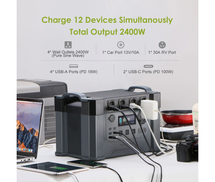 Фото - зарядную станцию Зарядная станция Allpowers S2000