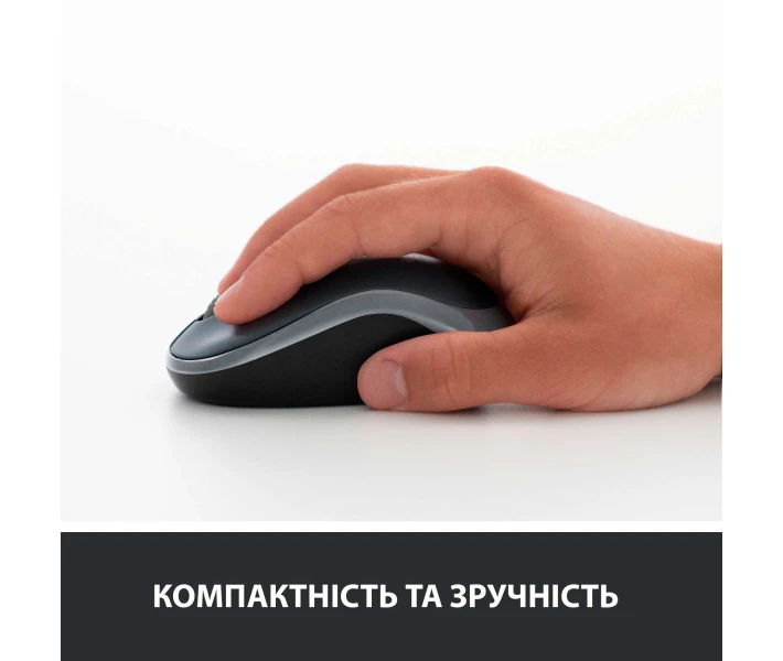 Фото - мышку для ноутбука Мышь Logitech M185 WL (910-002240) Red