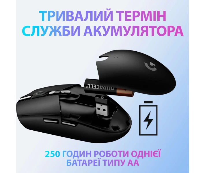 Фото - мышку для ноутбука Мышь игровая беспроводная Logitech G305 Wireless White (910-005291)