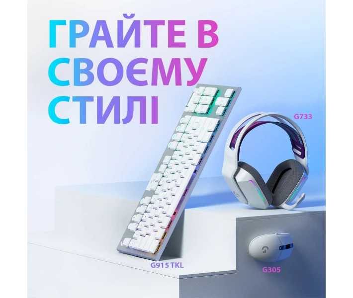 Фото - мышку для ноутбука Мышь игровая беспроводная Logitech G305 Wireless White (910-005291)