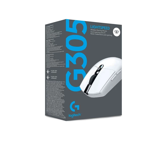 Фото - мышку для ноутбука Мышь игровая беспроводная Logitech G305 Wireless White (910-005291)