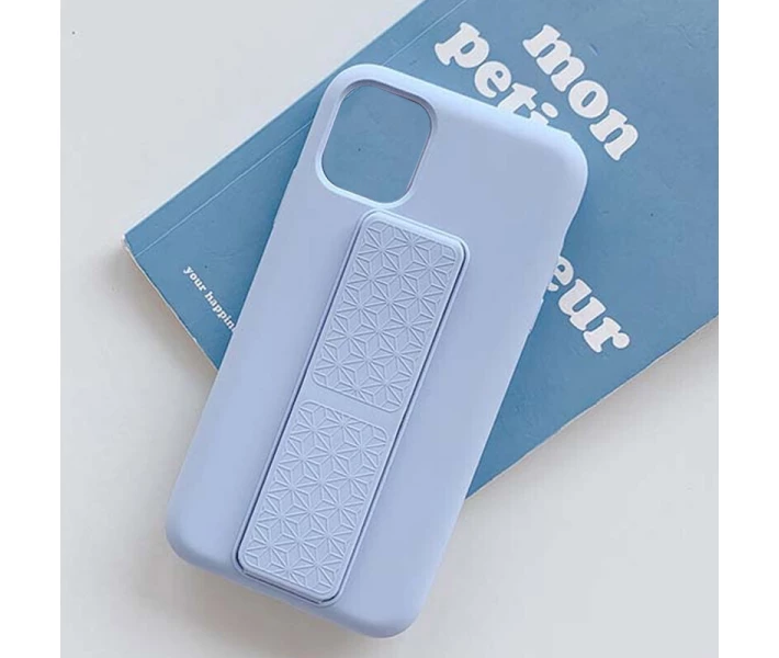 Фото - чехол для смартфона Чехол Silicone Case Hand Holder для Apple iPhone 11 Pro Max (6.5") Сиреневый / Dasheen (158733)