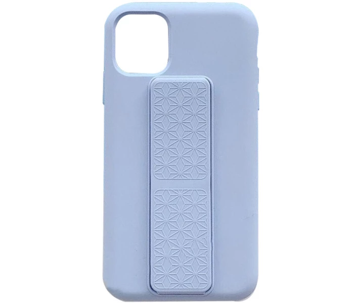 Фото - чехол для смартфона Чехол Silicone Case Hand Holder для Apple iPhone 11 Pro Max (6.5") Сиреневый / Dasheen (158733)