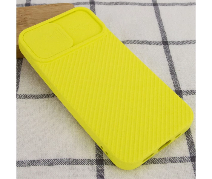 Фото - чехол для смартфона Чехол Camshield Square TPU со шторкой для камеры для Apple iPhone 12 Pro Max (6.7") Желтый (163521)