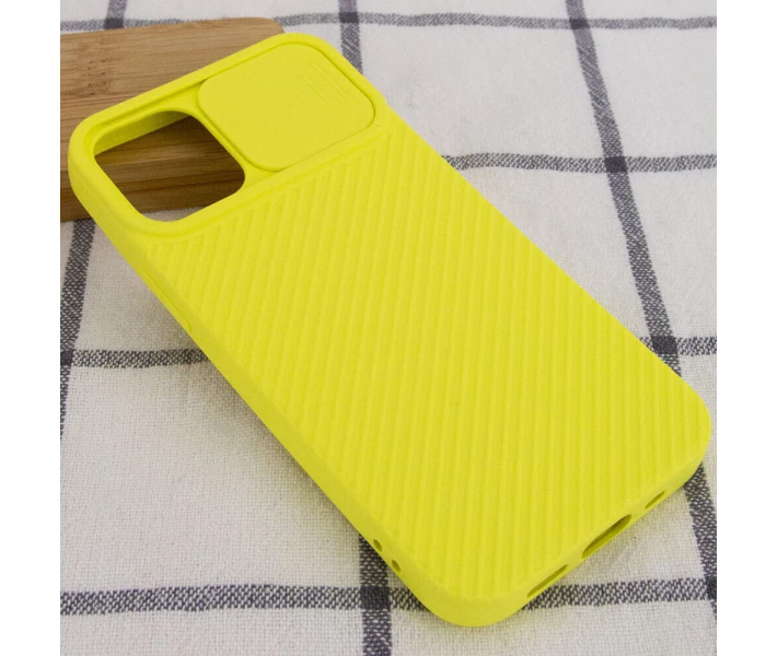 Фото - чехол для смартфона Чехол Camshield Square TPU со шторкой для камеры для Apple iPhone 12 Pro Max (6.7") Желтый (163521)