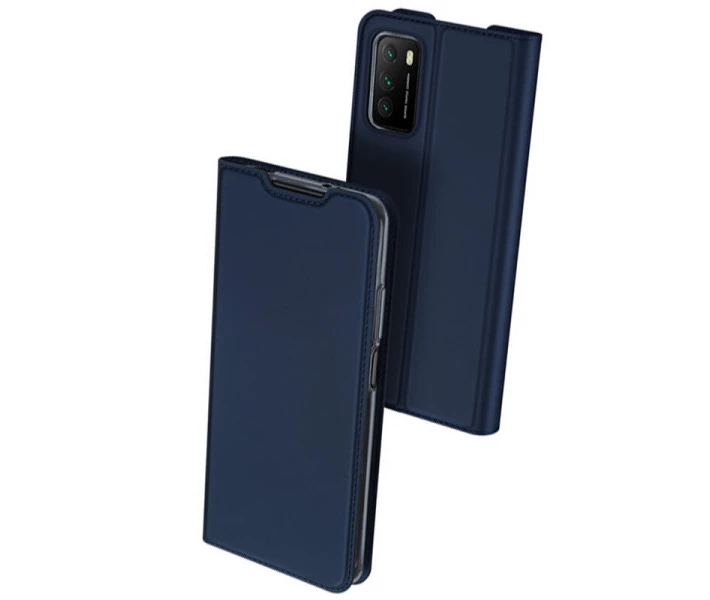 Фото - чехол для смартфона Чехол-книжка Dux Ducis с карманом для визиток для Xiaomi Poco M3 / Redmi 9 Power / Redmi 9T Синий (160271)