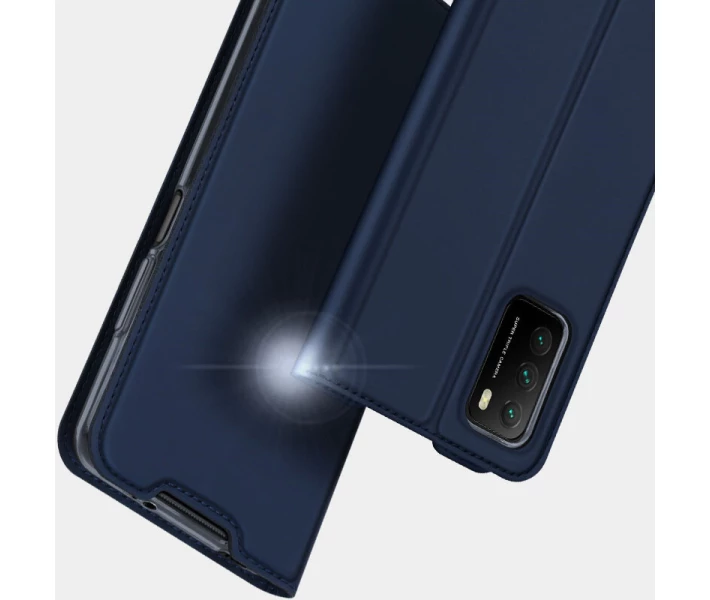 Фото - чехол для смартфона Чехол-книжка Dux Ducis с карманом для визиток для Xiaomi Poco M3 / Redmi 9 Power / Redmi 9T Синий (160271)