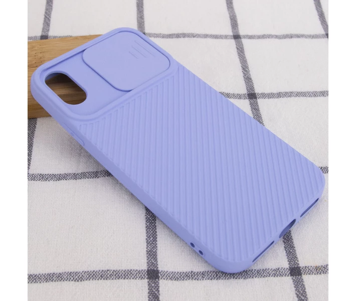 Фото - чехол для смартфона Чехол Camshield Square TPU со шторкой для камеры для Apple iPhone XS Max (6.5") Голубой (163611)