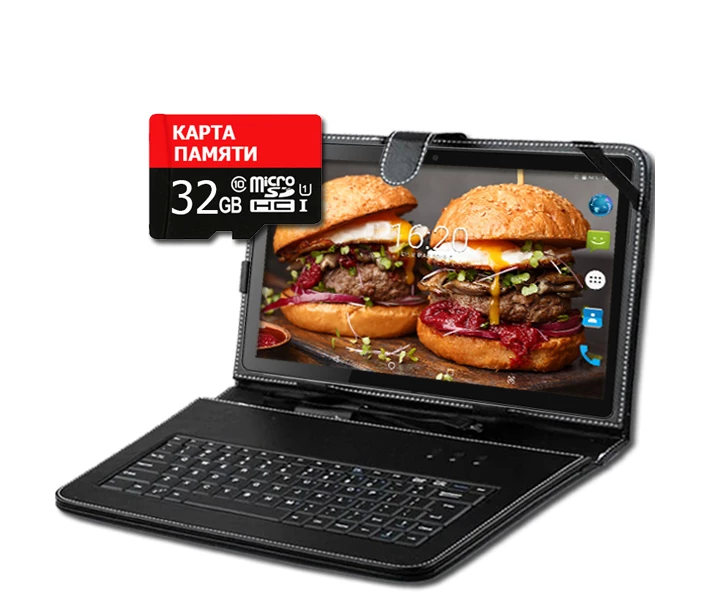 Фото - планшет Планшет - телефон Hoozo X1001 Full HD 32Gb LTE Jet Black + Чехол-клавиатура + Карта памяти 32GB