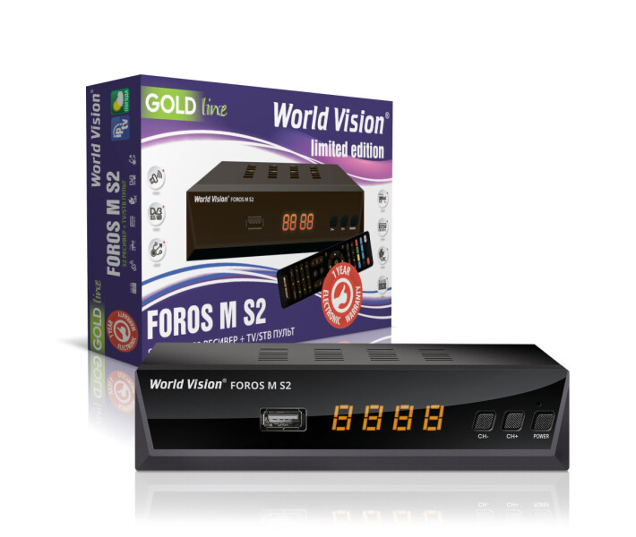 Фото - ТВ-тюнер T2-тюнер World Vision FOROS M S2