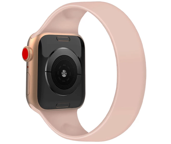 Фото - аксессуар к смарт-чсасам Ремешок Solo Loop для Apple watch 42mm/44mm 150mm (5) Розовый/Pink Sand (159199)