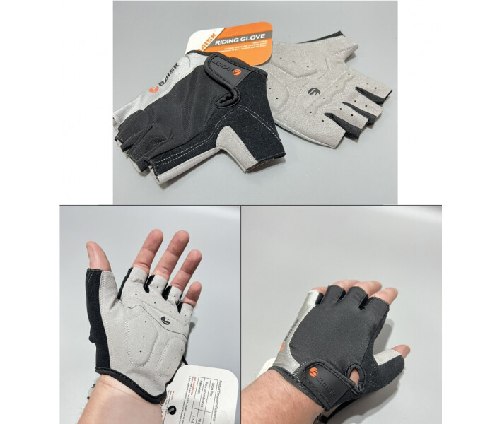 Фото - велоперчатки Велосипедные перчатки беспалые Baisk BSK-2295 Riding Glove black-gray M
