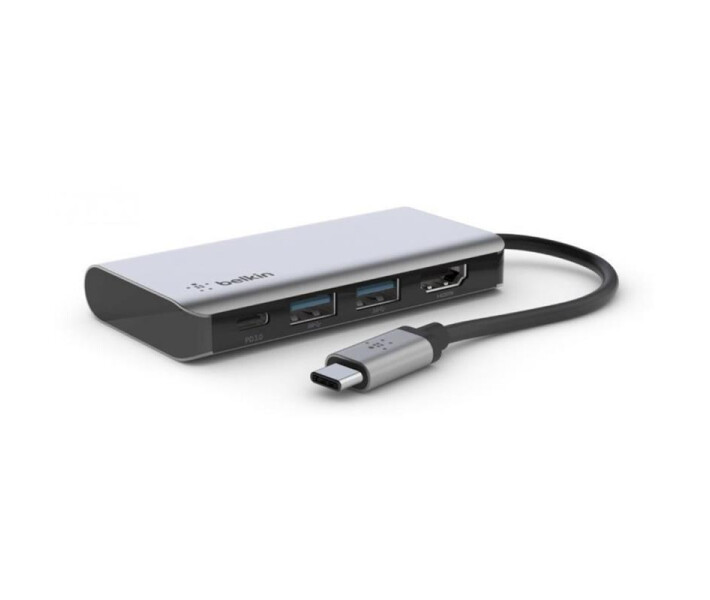 Док-станция USB-C Belkin 4in1 Multiport Dock Gray (AVC006BTSGY) купить ...
