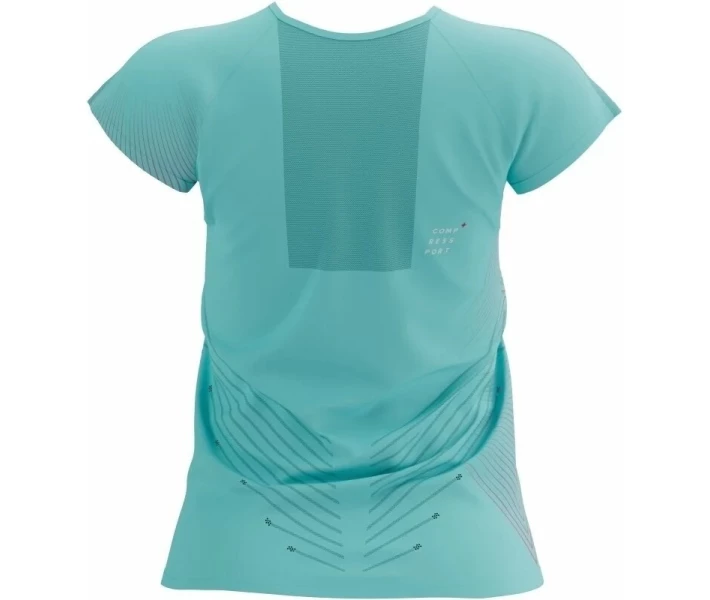 Фото - женскую футболку Спортивная компрессионная женская футболка Performance SS Tshirt W, Aqua/Hot Pink, XS