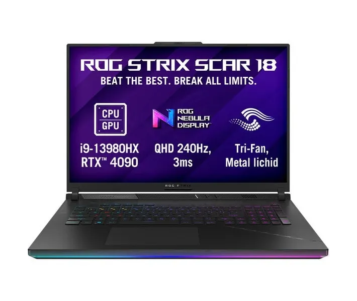 Игровой ноутбук ASUS ROG Strix Scar 18 G834JY-N6046, Intel Core i9