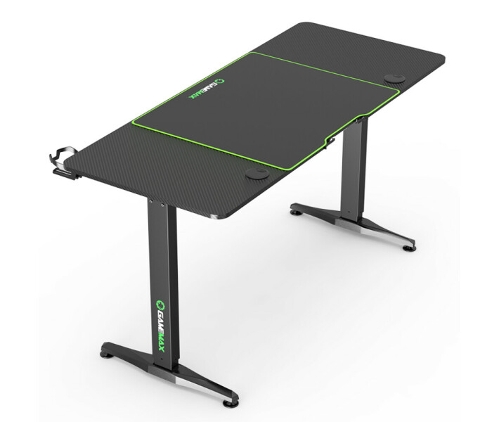 Фото - стол ПК Стол геймерский GameMax D140-Carbon-EC Черный