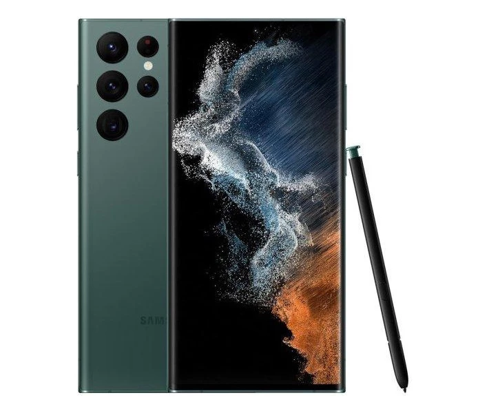 Смартфон Samsung Galaxy S22 Ultra 12/256Gb Green (S908B/DS) купить