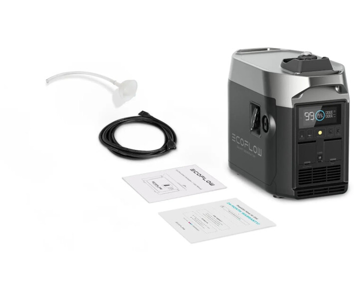 Фото - генератор Инверторный генератор к зарядным станциям EcoFlow Inverter Generator R80-i GasEB-EU 1800W 32А 4л черный