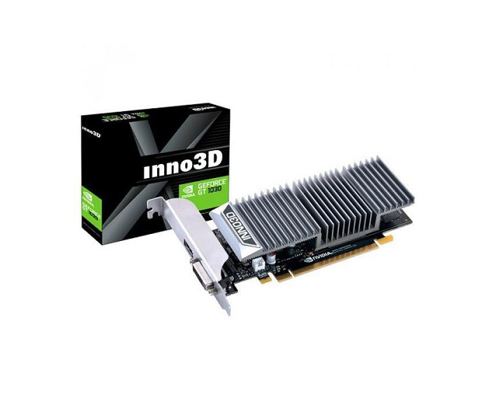 Фото - видеокарту Видеокарта GeForce GT1030 Inno3D 2GB GDDR5 64bit PCI Express N1030-1SDV-E5BL