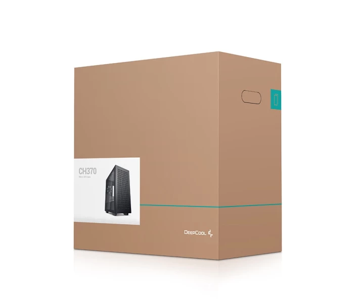 Фото - корпус для ПК Корпус DeepCool CH370 Black (R-CH370-BKNAM1-G-1) без БП