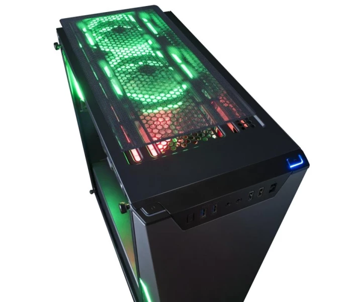 Фото - корпус для ПК Корпус Frime MarkIII 2*USB3.0 без БП (MarkIII-U3-GLS-3RGBF-WP); 2xUSB 3.0, 2xUSB, Левая боковая панель из закаленного стекла, 3шт RGB Double Ring Fan с управлением режимами подсветки и скоростью вращения вентиляторов кнопками на корпусе