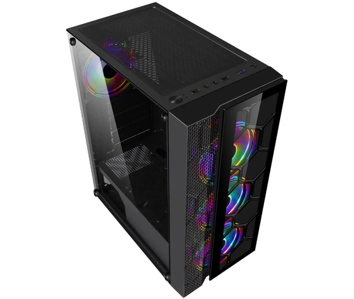 Фото - корпус для ПК Корпус Frime Nucleus Black USB 3.0 без БП (Nucleus-U3-GLS-4DTRMLT16.6WP)
