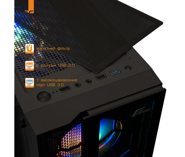 Фото - корпус для ПК Корпус Frime Nucleus Black USB 3.0 без БП (Nucleus-U3-GLS-4DTRMLT16.6WP)