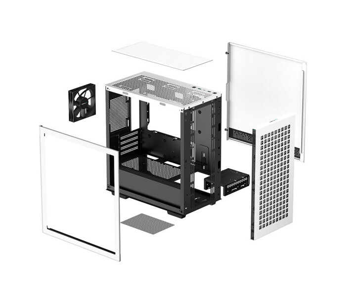 Фото - корпус для ПК Корпус DeepCool CH370 White (R-CH370-WHNAM1-G-1) без БП
