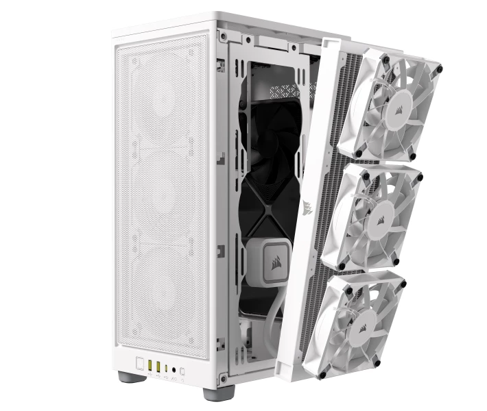 Фото - корпус для ПК Корпус Corsair 2000D Airflow White (CC-9011245-WW) без БП