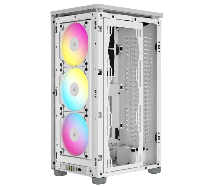 Фото - корпус для ПК Корпус Corsair 2000D RGB Airflow White (CC-9011247-WW) без БП