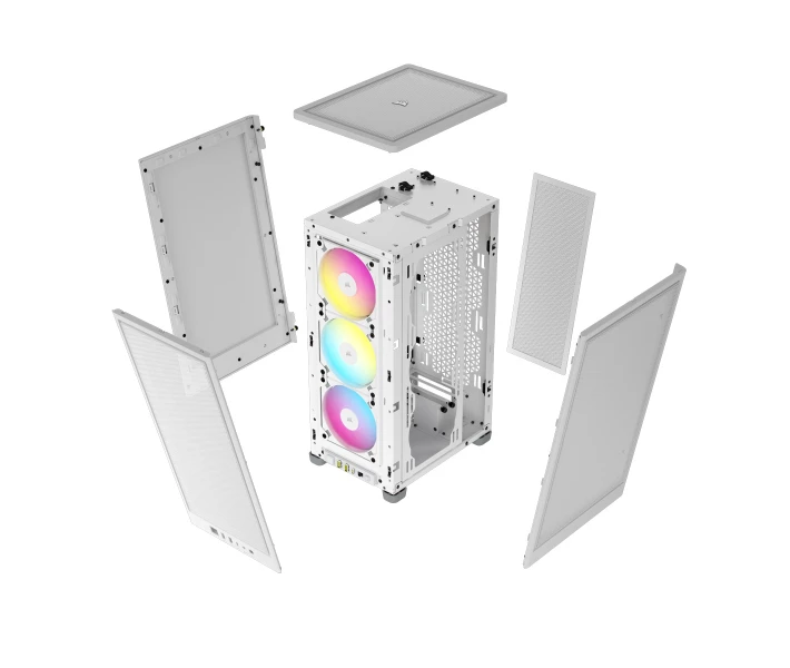 Фото - корпус для ПК Корпус Corsair 2000D RGB Airflow White (CC-9011247-WW) без БП
