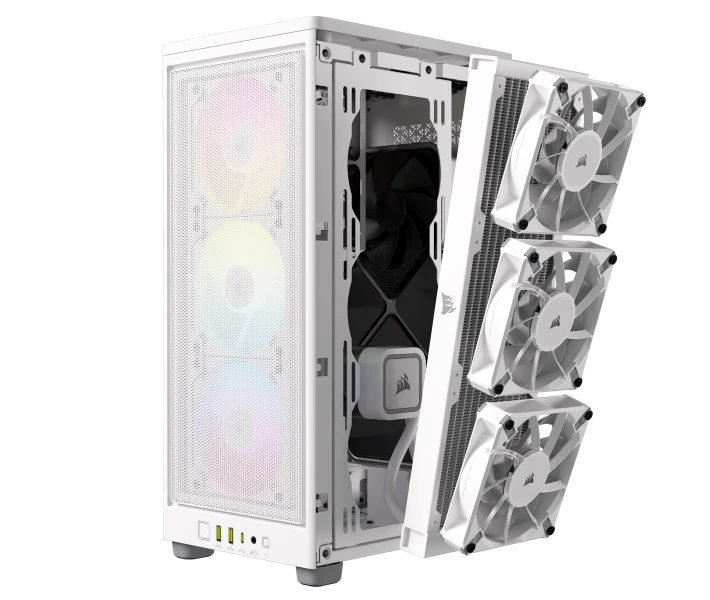Фото - корпус для ПК Корпус Corsair 2000D RGB Airflow White (CC-9011247-WW) без БП