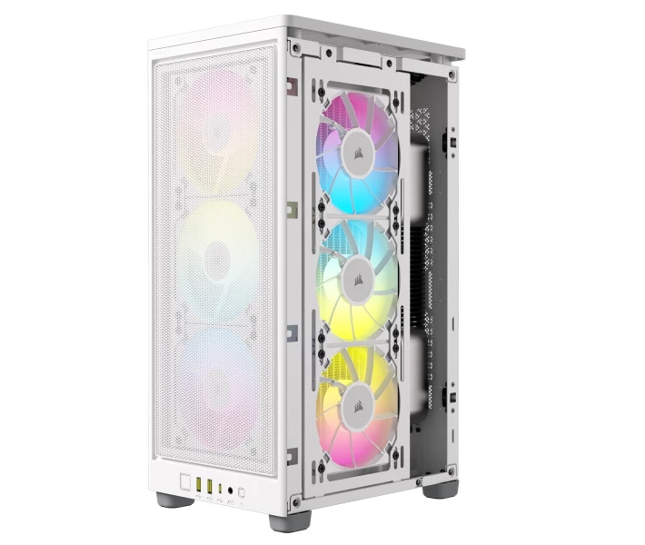 Фото - корпус для ПК Корпус Corsair 2000D RGB Airflow White (CC-9011247-WW) без БП