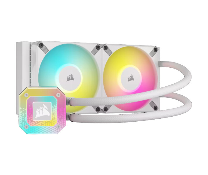 Фото - систему охлаждения Система водяного охлаждения Corsair iCUE H100i Elite Capellix XT White Liquid CPU Cooler (CW-9060072-WW), Intel: 2066/2011/1700/1200/1151/1150/1155/1156