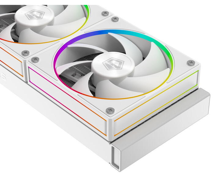 Фото - систему охлаждения Система водяного охлаждения ID-Cooling Space LCD SL240 White, Intel: 2066/2011/1700/1200/1151/1150/1155/1156, AMD: AM5/AM4, 276x120x27 мм, 4-pin