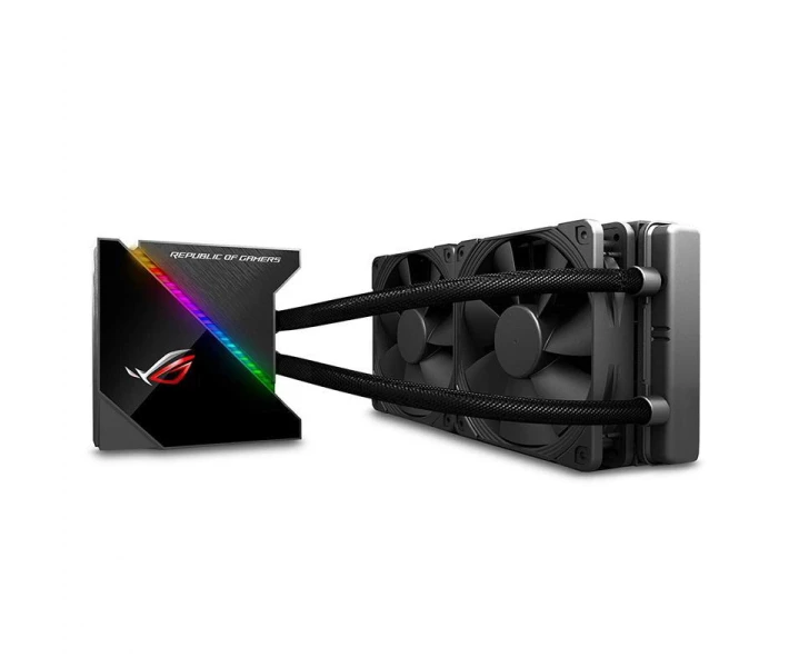 Фото - систему охлаждения Система водяного охлаждения Asus ROG Ryujin 2x120mm Aura OLED (90RC0030-M0UAY0), Intel: 1150/1151/1155/1156/1366/2011/2011-3/2066