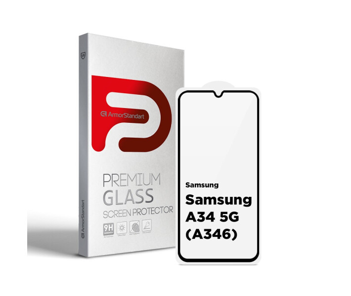 Фото - защитное стекло для смартфона Защитное стекло ArmorStandart Full Glue Samsung A34 5G (A346) Black (ARM66203)