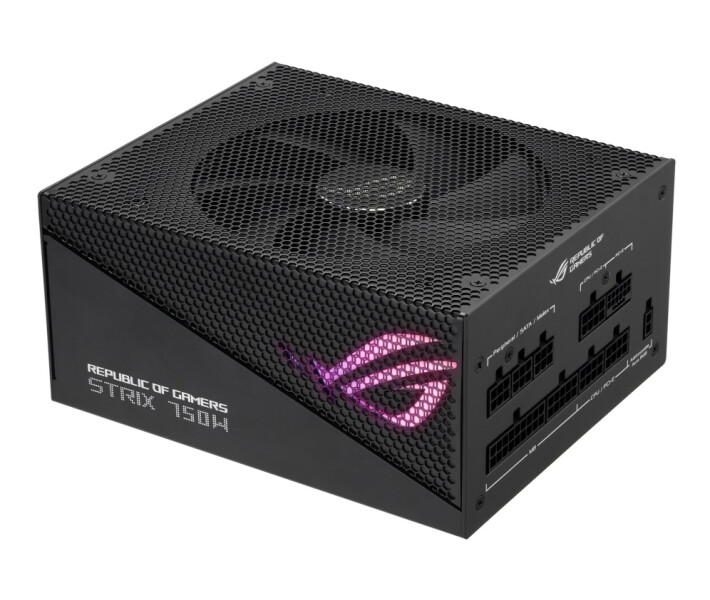Фото - блок питания для компьютера (ПК) Блок питания Asus ROG Strix PCIE5 750W Gold Aura Edition (90YE00P3-B0NA00)