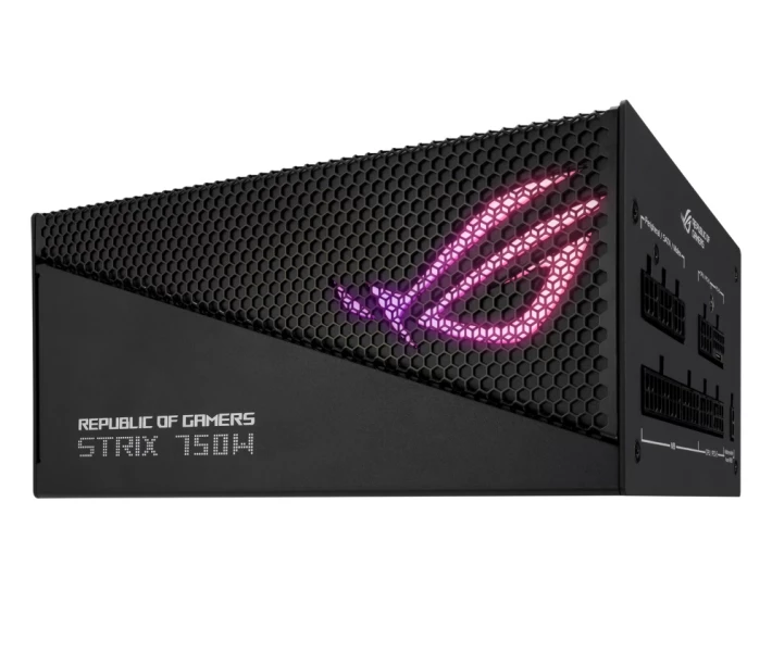 Фото - блок питания для компьютера (ПК) Блок питания Asus ROG Strix PCIE5 750W Gold Aura Edition (90YE00P3-B0NA00)